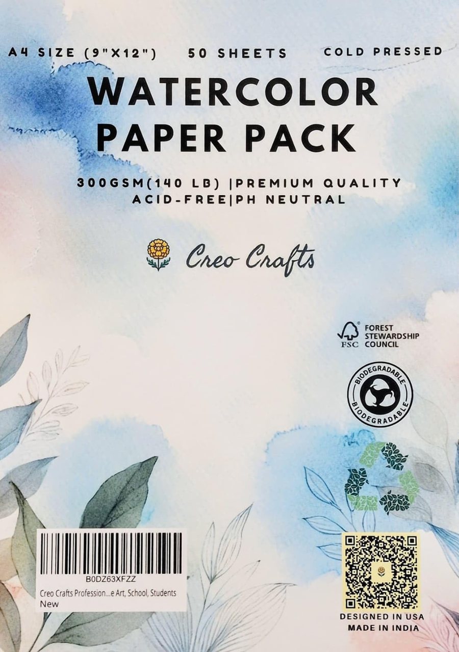Watercolour Paper Pack, A4