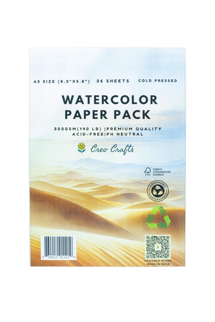 Watercolour Paper Pack, A5